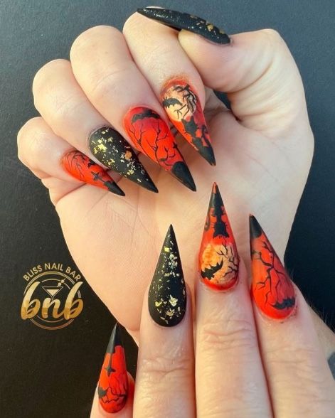 30 Fun and Scary Halloween Nail Designs 2021