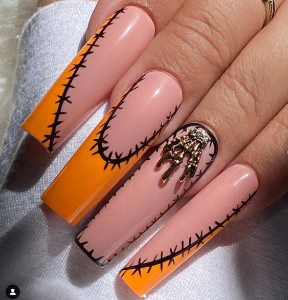 30 Fun and Scary Halloween Nail Designs 2021