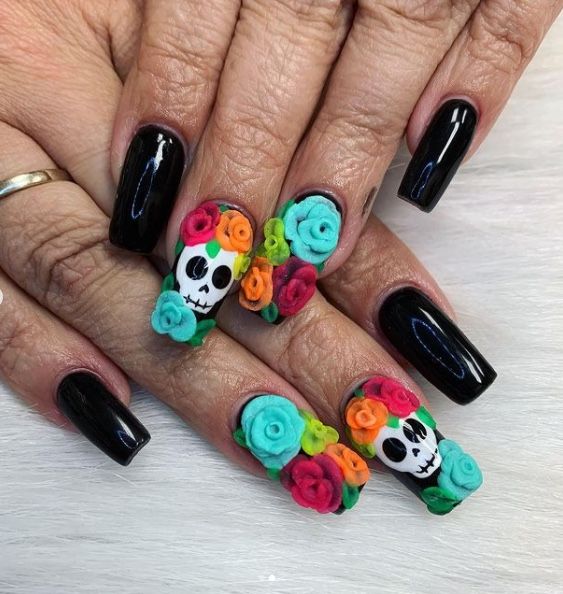 30 Fun and Scary Halloween Nail Designs 2021