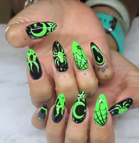 30 Fun and Scary Halloween Nail Designs 2021