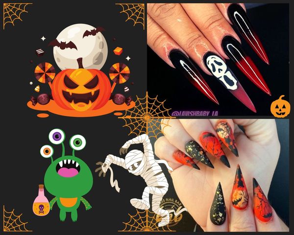30 Fun and Scary Halloween Nail Designs 2021